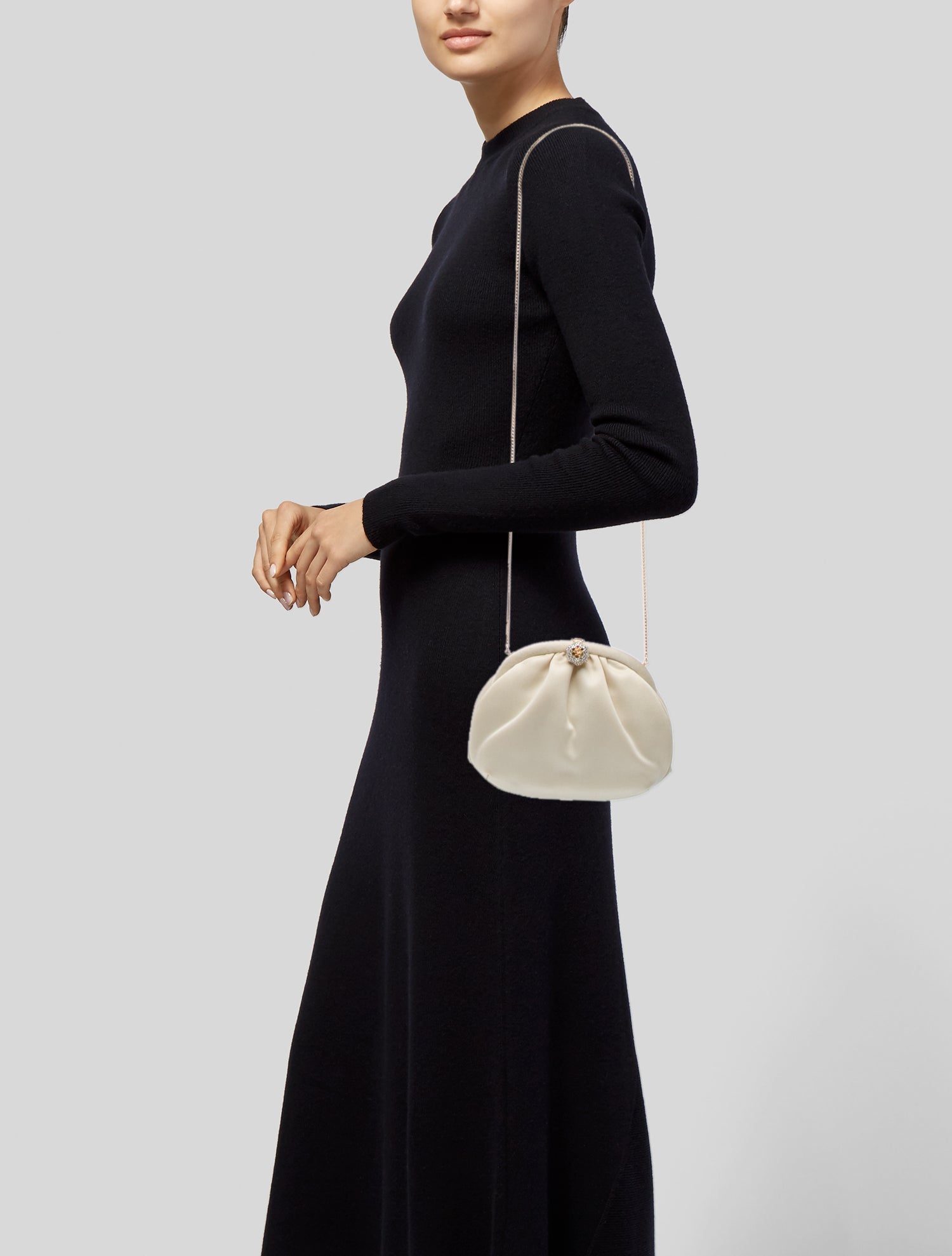 Judith Leiber Satin Evening Bag